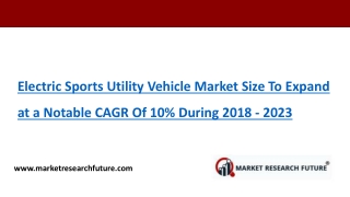 Electric Sports Utility Vehicles Industry