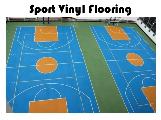 Sport Vinyl Flooring Dubai