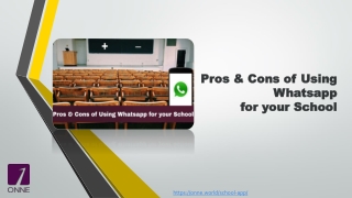Pros & Cons Using Whatsapp in your School for parent teacher communication