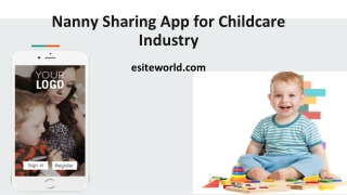 Nanny Sharing App: Child Care & Sitter Services