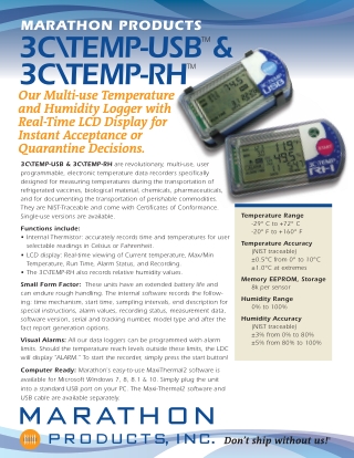 A single-use, pre-programmed, electronic temperature data recorder with LCD screen