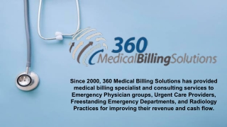 California Emergency Physicians Billing Services - 360 Medical Billing Solutions