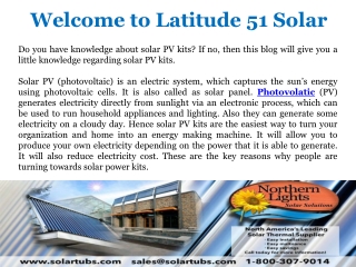 Solar PV Kits