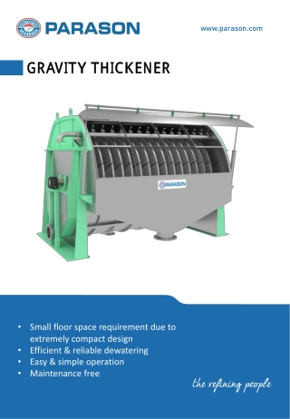 Buy Gravity Thickener For Paper Pulp Machine