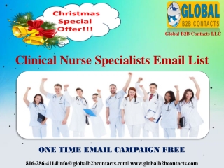 Clinical Nurse Specialists Email List