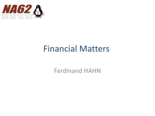 Financial Matters