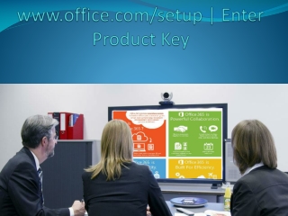 office.com/setup - Redeem Product Key