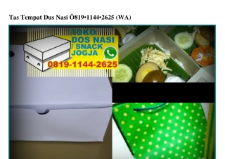 Tas Tempat Dus Nasi Ö819•1144•2625[wa]