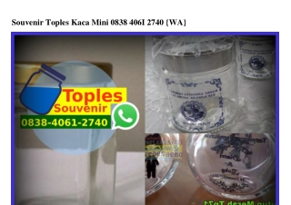 Souvenir Toples Kaca Mini O838•4O61•274O[wa]