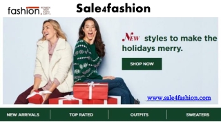 Christmas Sale Women’s, Men’s & Kid’s Clothes & Accessories With 50% Off
