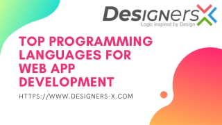 Top Programming Languages for Web App Development