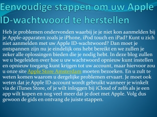 Apple reparatie Almere