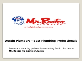 Appoint the best plumbing professionals of Austin