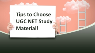 Tips to Choose UGC NET Study Material