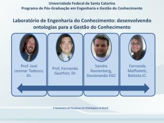 Universidade Federal de Santa Catarina Programa de Pós-Graduação em Engenharia e Gestão do Conhecimento