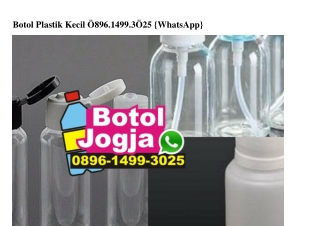 Botol Plastik Kecil Ö896_I499_3Ö25[wa]