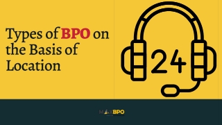 Types of BPO on the basis of location - Max BPO