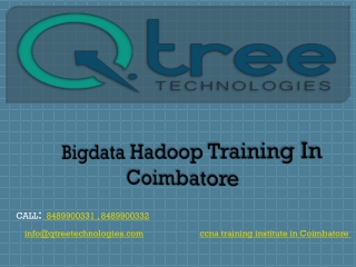 Big Data Training in Coimbatore | Big Data Training Institute in Coimbatore