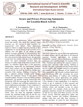 Secure and Privacy Preserving Summaries for Location Based Activity