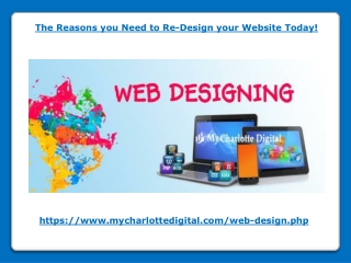 The Reasons you Need to Re-Design your Website Today