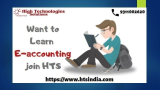 E accounting Training in Delhi