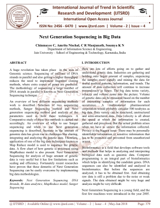 Next Generation Sequencing in Big Data