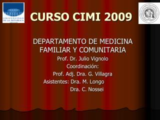 CURSO CIMI 2009