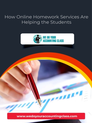 How Online Homework Services Are Helping the Students