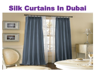 Let Elegance Silk Curtains In Dubai