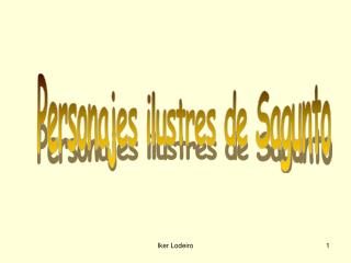 Personajes ilustres de Sagunto