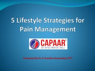 Lifestyle Strategies for Pain Management | Best Pain Management Doctors in Bangalore