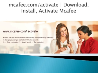 mcafee.com/activate - Activate Mcafee Antivirus Setup