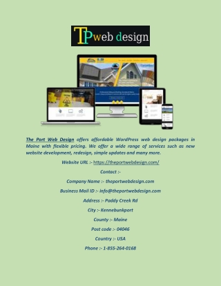 Mobile Friendly Websites - theportwebdesign.com