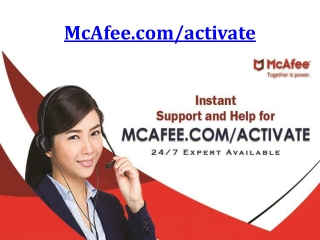 mcafee.com/activate - How to Efficiently Download McAfee on a PC