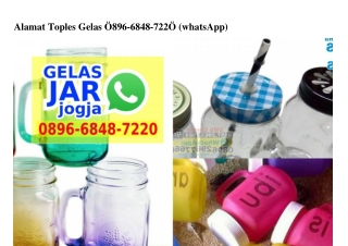 Alamat Toples Gelas O896·6848·722O[wa]