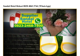 Sandal Hotel Bekasi O838.4O61.2744[wa]