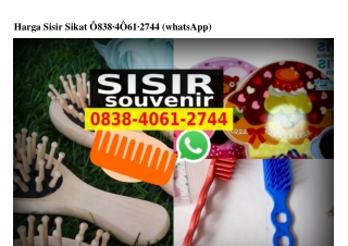 Harga Sisir Sikat Ô838~4Ô61~2744[wa]