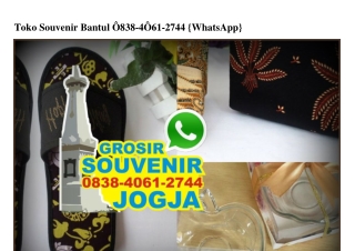 Toko Souvenir Bantul Ö838–4Ö61–2744[wa]