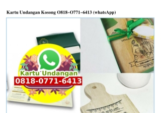 Kartu Undangan Kosong 0818~0771~6413[wa]