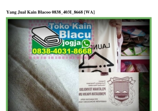 Yang Jual Kain Blacoo Ö8384Ö318668[wa]