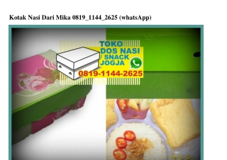 Kotak Nasi Dari Mika 08I9 II44 2625[wa]