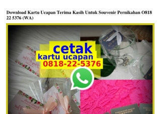 Download Kartu Ucapan Terima Kasih Untuk Souvenir Pernikahan Ô818225376[wa]