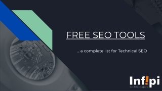 Free SEO Tools - Complete list for technical SEO & Keyword Research