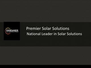 Fast & Simple Financing Process - Premier Solar Solutions