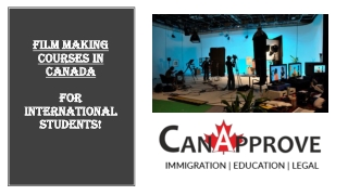 Film Making Courses in Canada