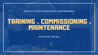 Theatrical Engineering Services