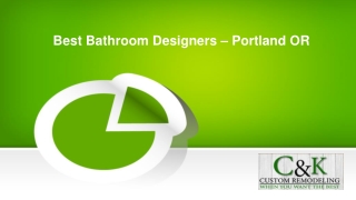 Custom bathrooms Portland OR