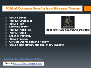 Massage Therapy in Dubai