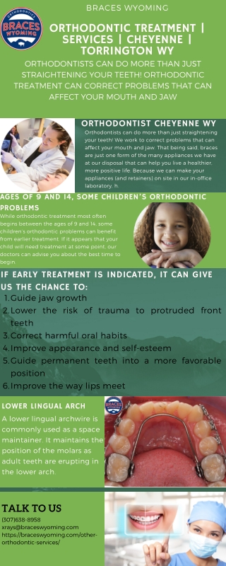 Orthodontic Treatment | Services | Cheyenne | Torrington WY
