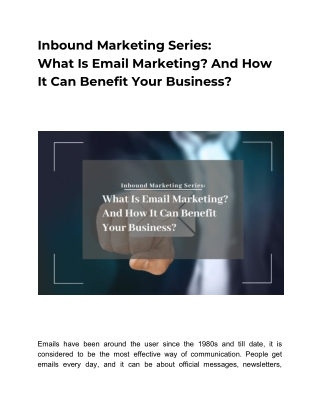 What Is Email Marketing? And How It Can Benefit Your Business?